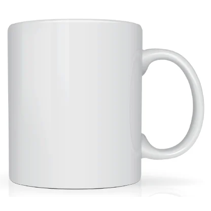Standard Tasse mit individueller Gestaltung (Weiß)