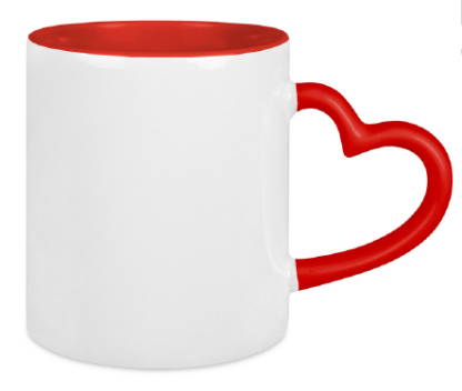 Tasse mit Herzhenkel – Bild 2
