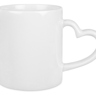 Tasse mit Herzhenkel