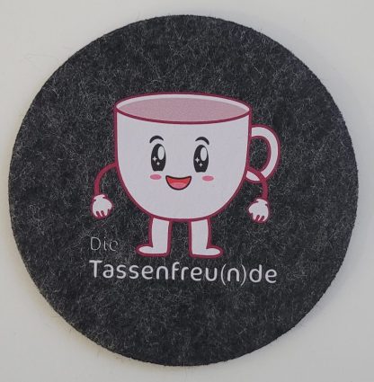 Tassenuntersetzer Filz mit individueller Gestaltung