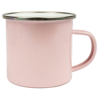 Farbige Emailletasse