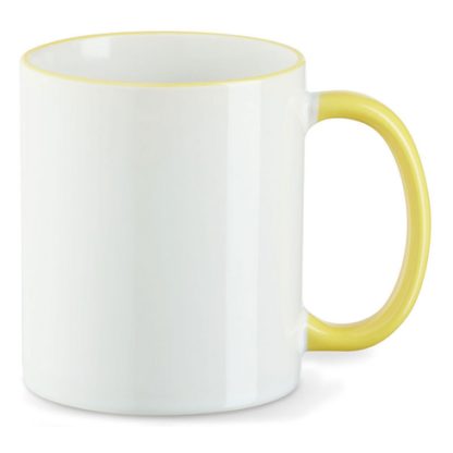 Tasse mit farbigem Henkel und Rand – Bild 9