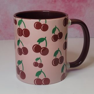 Motiv Tasse mit Kirschen