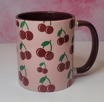 Motiv Tasse mit Kirschen