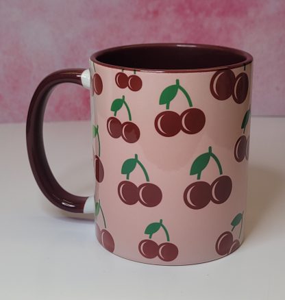 Motiv Tasse mit Kirschen – Bild 2