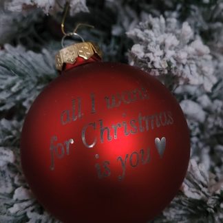 Weihnachtskugel Personalisiert