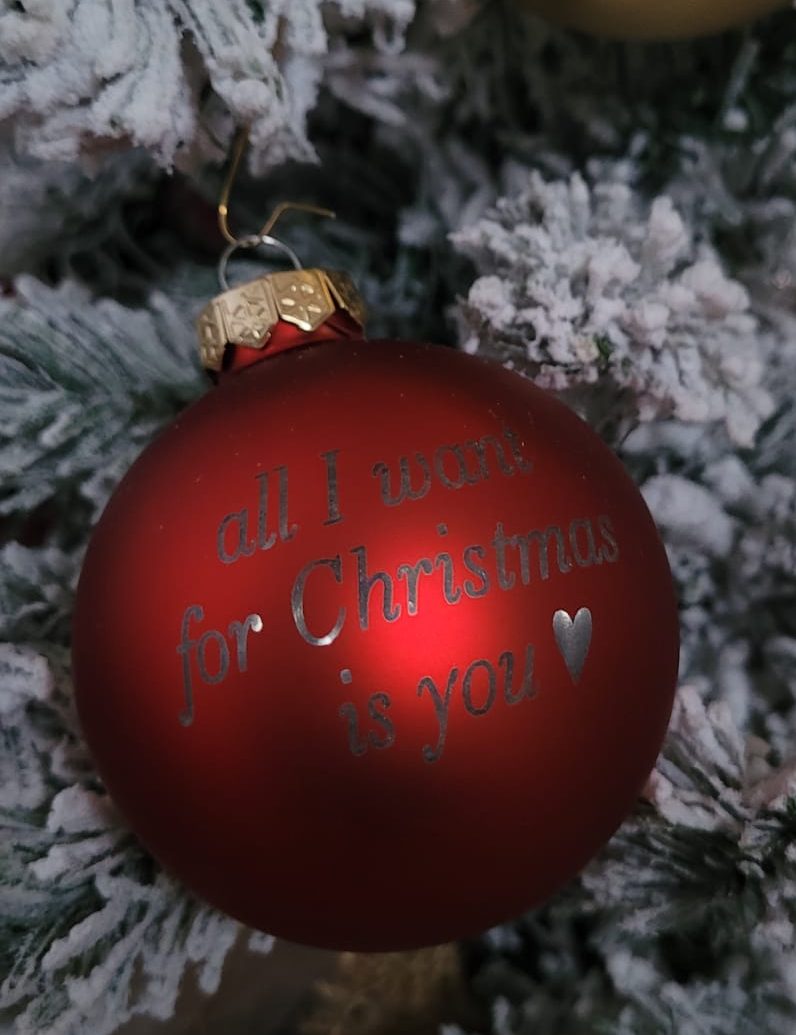 Weihnachtskugel Personalisiert